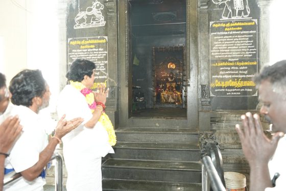 KTR VISITED NATIVE TEMPLE 19.12.2025
